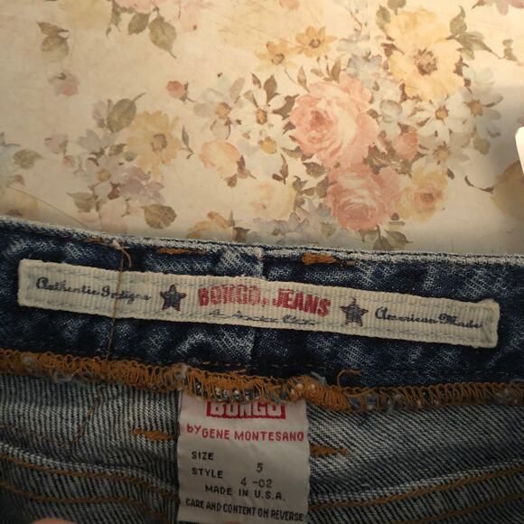 Vintage Y2k Bongo Blue High Rise Cropped Jeans - Picture 11 of 13